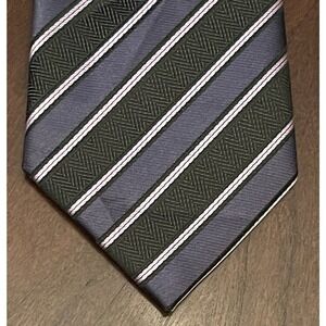 Karako Black Pink 100% Microfiber Men’s Neck Tie